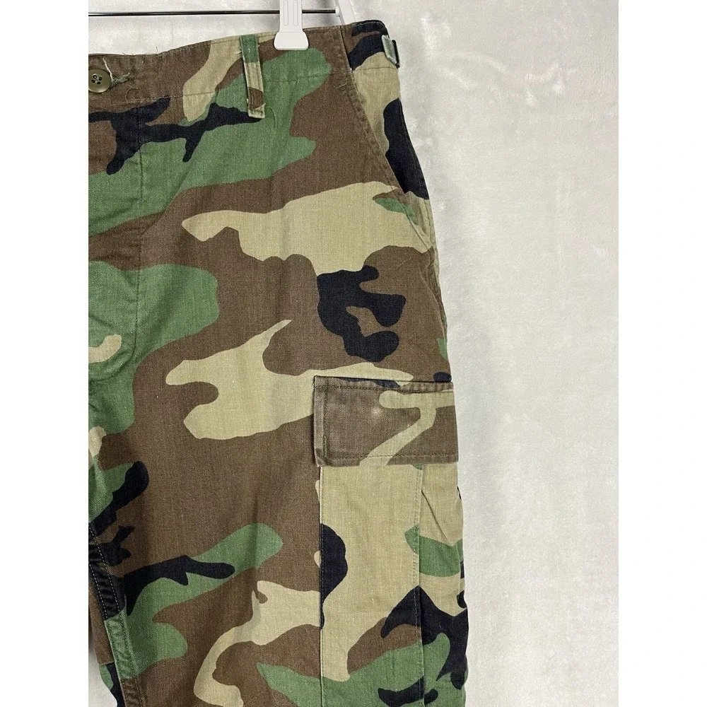 US MILITARY Pants Men's Large Regular  Camo Nato Woodland Cargo Combat Trouser
